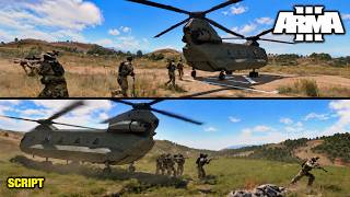 Editor Placed or Spawned Infantry will Load and Unload a Helicopter without Waypoints in Arma 3