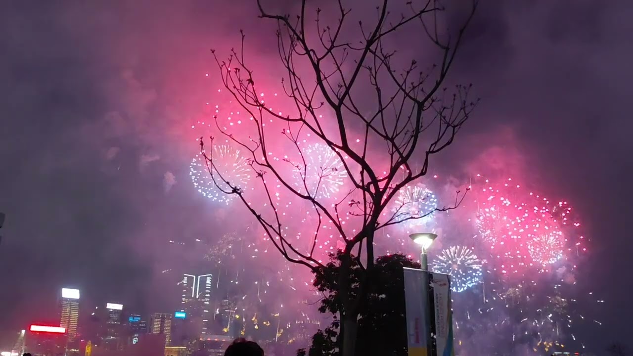 HongKong FIreworks 2026 Chinese New Year