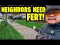 Our Neighbors need Fert! Winter Lawn Care pays off in Spring!