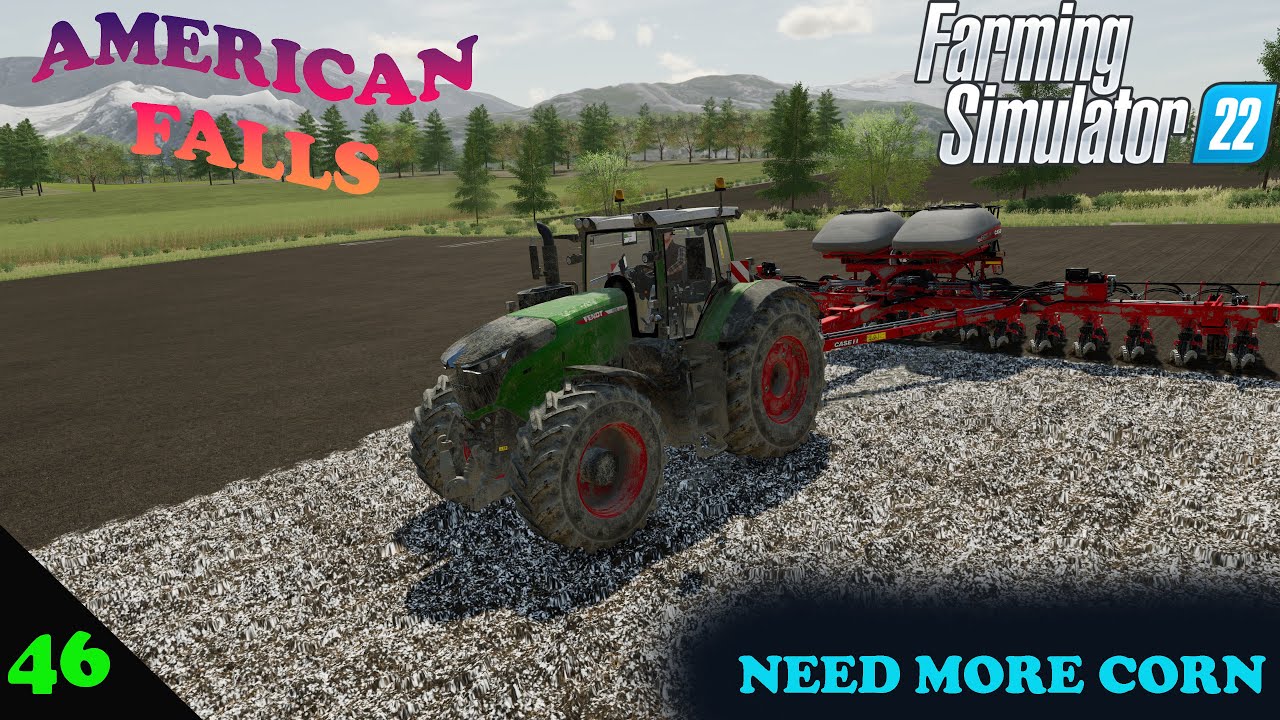 American Falls Ep 46 We need more corn for the pigs Farm Sim 22 YouTube