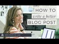 BLOGGING: 4 Secrets to Write a Great Blog Post