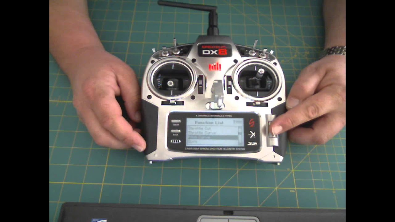 Realflight 6 and Spektrum DX8 Heli settings YouTube