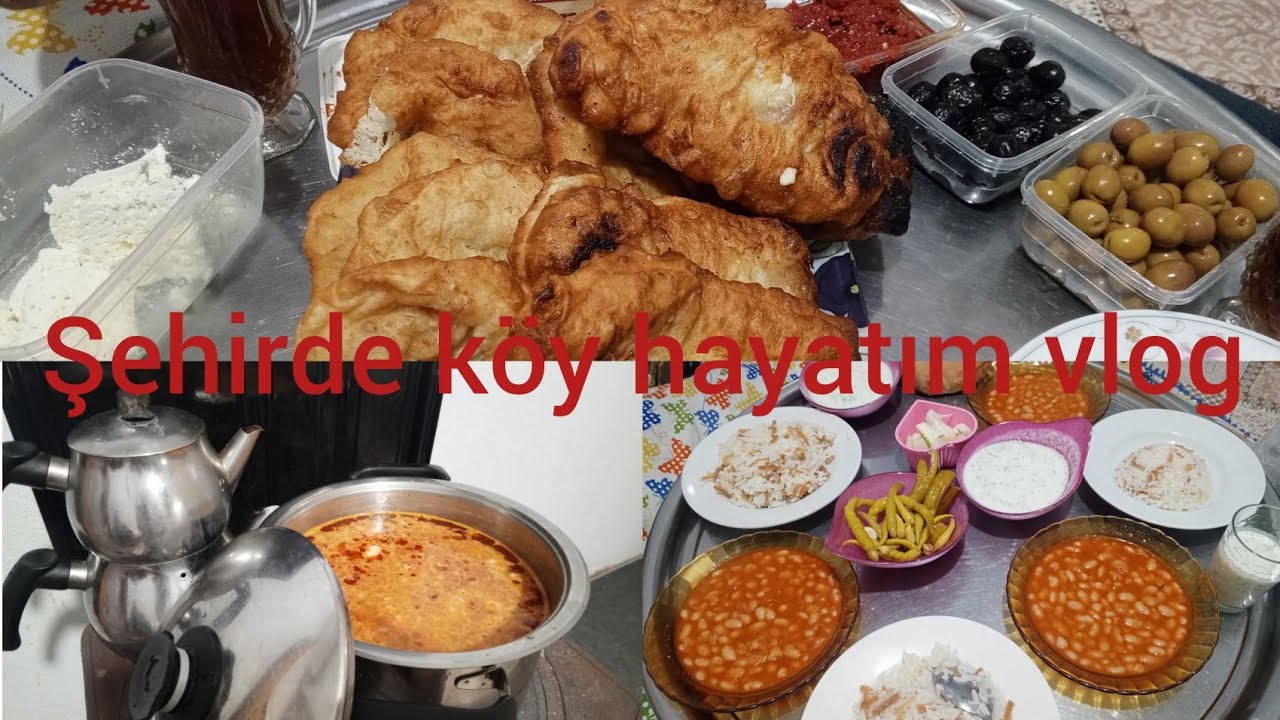 YAĞMURLU HAVA PAZAR KAHVALTISI SOBADA PİŞEN AKŞAM YEMEĞİ KURU FASULYE PİLAV#destek#keşfet#günlükvlog