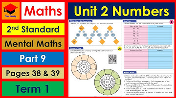 2nd Std- Maths- Unit 2- Numbers- Part 9- Pages 38 & 39- Mental Maths- Term 1- Exercises- Activity.