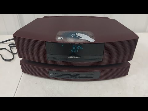 Bose Wave Music System III Limited Edition Burgundy /Touch Panel W