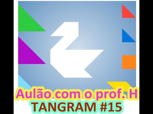 Construção da ave (Tangram #15 do site Racha Cuca) 