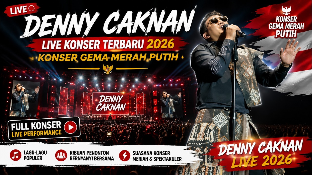 FULL LIVE Denny Caknan 2026 - Gema Merah Putih | Penampilan Terbaru