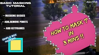 BASIC MASKING TUTORIAL IN ALIGHT MOTION | To-The-Point Tutorial