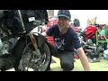 R1250RT 車検 フロントホイール周りの点検