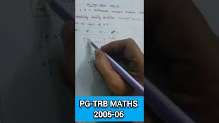 Pg-trb, Maths, 2005-06, Probability, Ug-trb, Tnset, Polytechnic trb, College-TRB, Maths