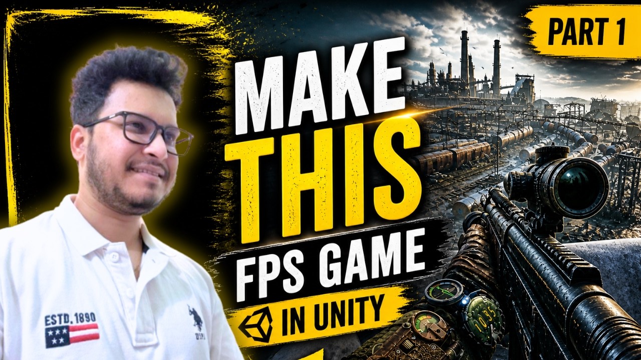 How to Make an FPS Game in Unity (Beginner Tutorial) | Part 1 - YouTube
