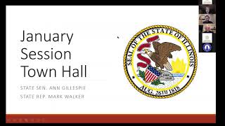 Sen. Gillespie hosts virtual town hall with Rep. Walker.