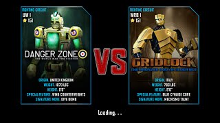 Real Steel WRB DangerZone VS GridLock