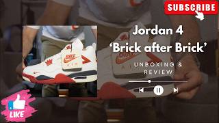 Unboxing Nigel Sylvester Jordan 4 Brick after Brick sneaker |  SOLD OUT! Is it worth buying?