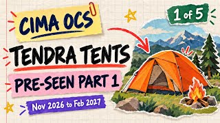 Details Tendra Tents CIMA OCS Pre-seen Explained | Part 1: Your Role and the Company Story News