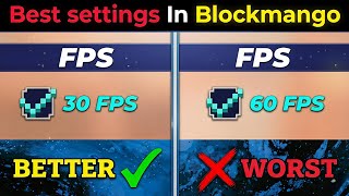 Best PVP Settings in Blockmango bedwars!!