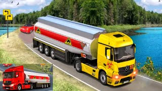 Oil Tanker Offroad Cargo Truck Transport Drive 3D-Android Gameplay-#gameskillswithstyle#oiltanker screenshot 5