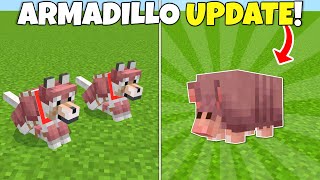 Mojang Released The ARMADILLO & DOG ARMOR! Minecraft Bedrock Beta 1.20.60.23