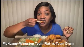 Wingstop Mukbang Team Flat vs Team Drum