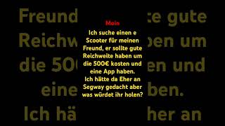 E Scooter #scooter #escooter #reichweite #geld