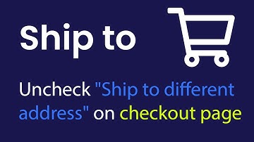 [Thembay] Uncheck "Ship to different address" on checkout page - WooCommerce