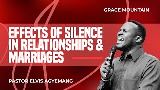 The Effect of Silence in Marriages and Relationships