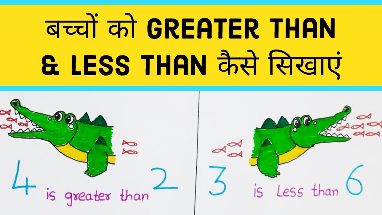 greater than less than ukg maths ukg syllabus 2020 youtube