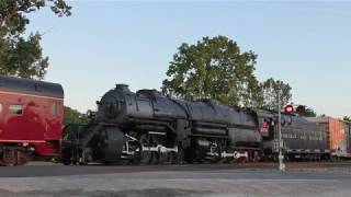 N&W 2156 the last ride 2-8-8-2 steam locomotive 957 ferry move with NS 7030 NW 2156 N&W 2156 the last ride 2-8-8-2 steam locomotive 957 ferry move with NS 7030 NW 2156