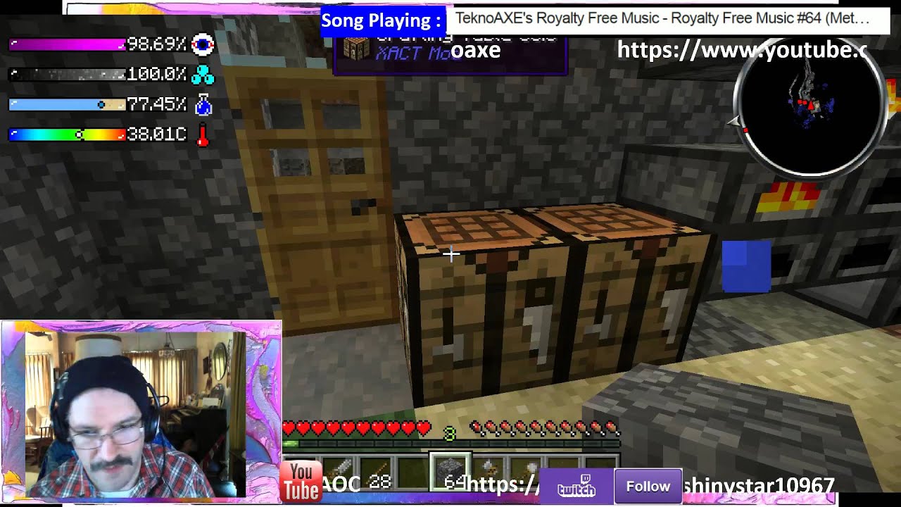 Shinystar Techromancer Minecraft on TDK Pyrostasis (hardcore) server 5/ ...