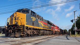 4K - Chasing CSX 1972 & 911 on E629 throughout the Baltimore terminal and CSX CAP Sub!