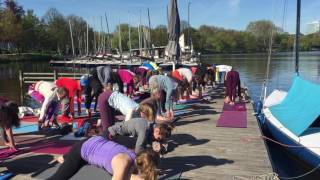 Yoga Auf Dem Alstersteg Cafebarca Hamburg
