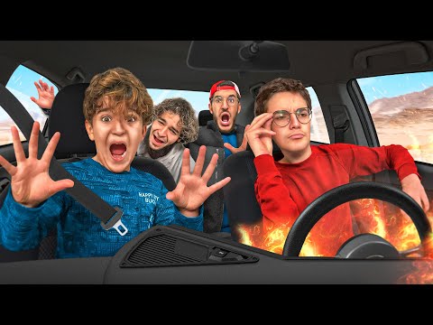 ON ENTRAINE MON FRÈRE POUR SON PERMIS ! Il a faillit casser la voiture et écraser son petit frère..