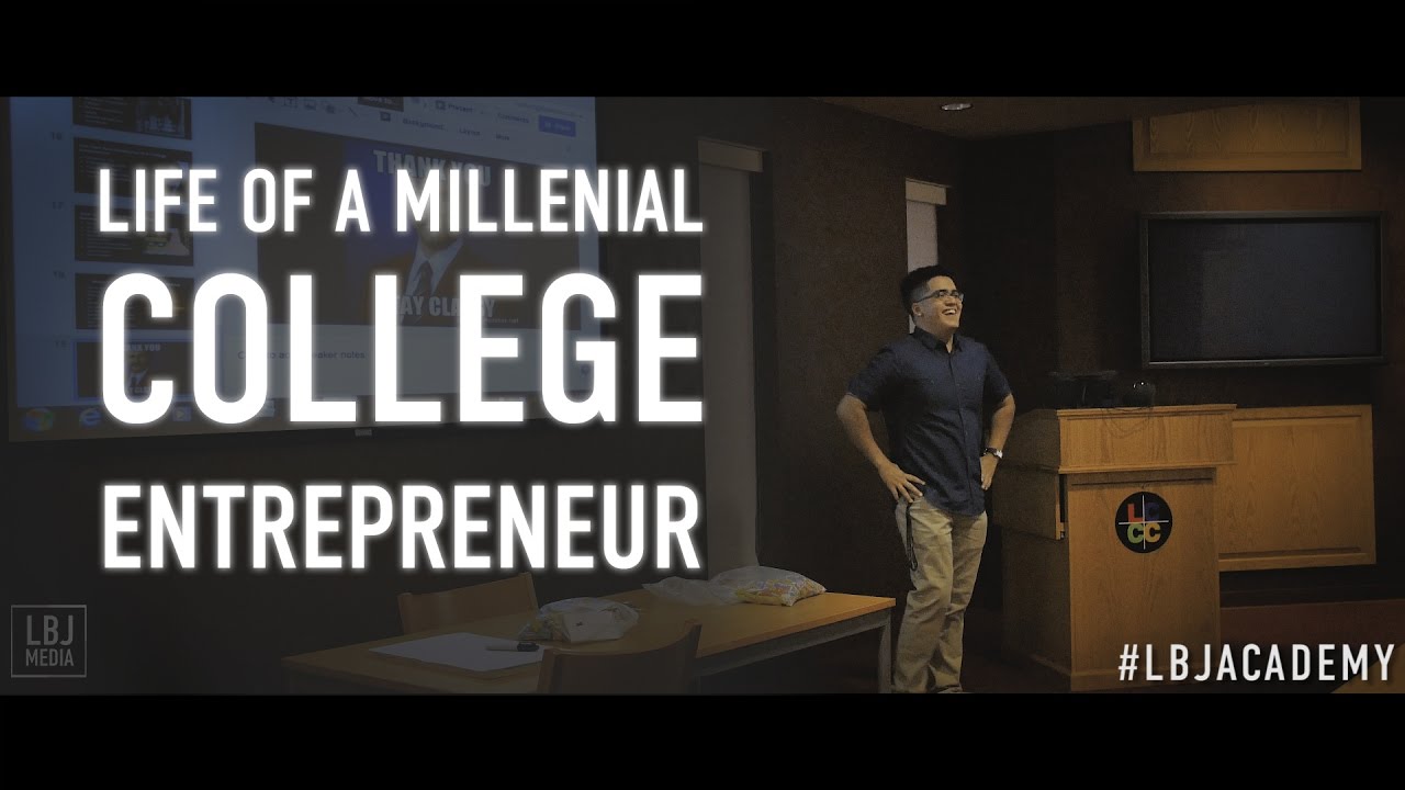 life of a millenial college entrepreneur luis bardales jr youtube college entrepreneur