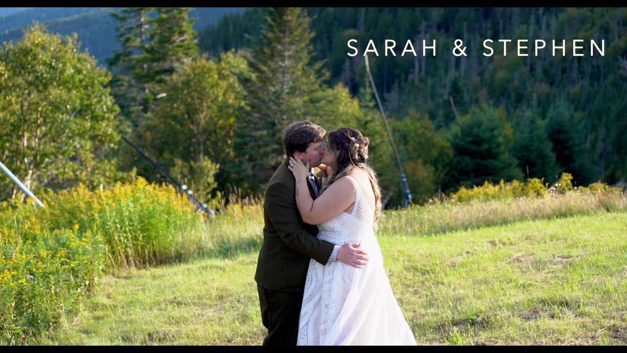 Sarah & Stephen's Wedding Highlight at Waterville Valley Lodge, Waterville, NH