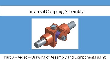 Universal coupling - Part 3 - Drawing Using Onshape