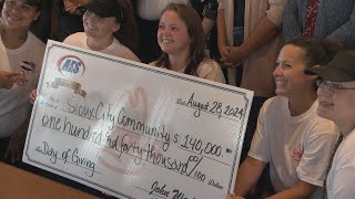 Local Arby’s restaurants raise, donate $140,000 to Siouxland non-profit organizations