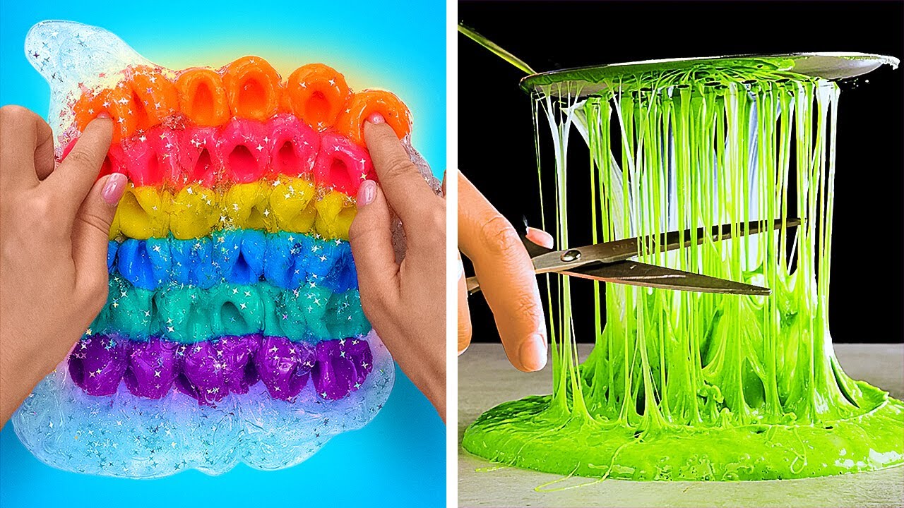 Oddly Satisfying Slime Tricks For Everyone