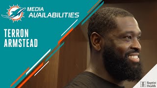 Terron Armstead meets with the media | Miami Dolphins