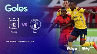 América vs. Pasto (goles) | Liga BetPlay Dimayor 2023-II | Fecha 3