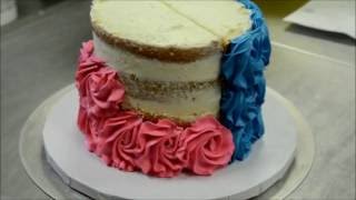 Украшение тортов | Украшение тортов разноцветными розами из крема(Видео урок о том, как украсить торт розами из крема. Вместе будем покрывать торт съедобными цветами из белко..., 2016-09-14T08:20:25.000Z)