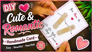 DIY Love Card Making ❤️ | Cute Romantic Handmade Card Idea