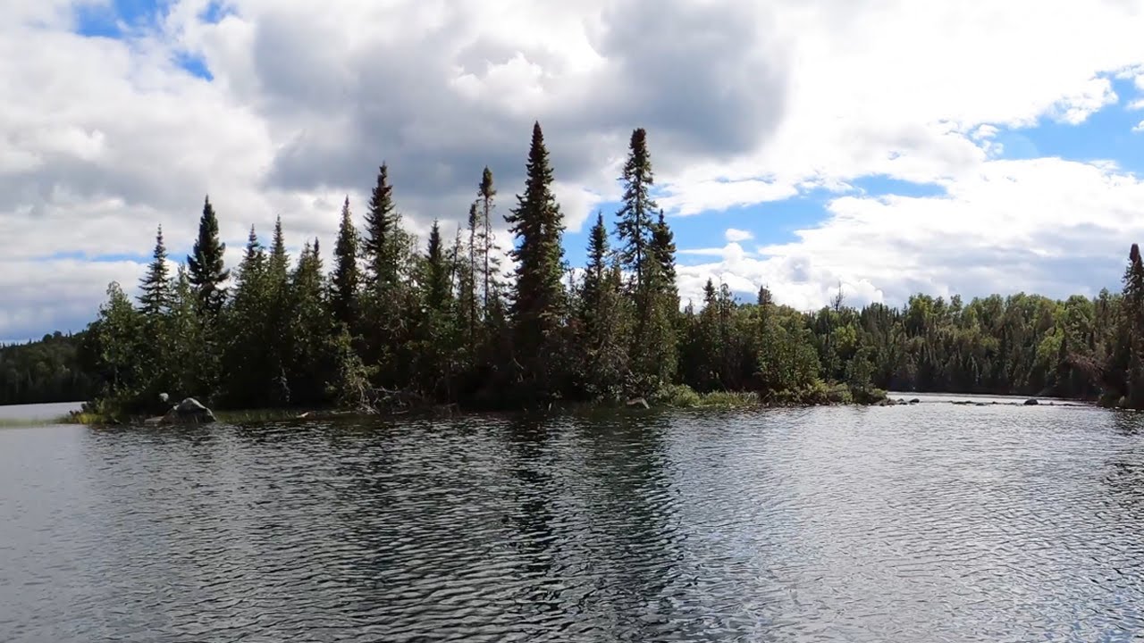 Paddling Little Trout Lake from the Misquah Lake portage to the Rum