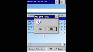 SRD650 - How to set up the Memory Scanner app - Unitech