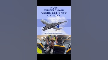 How #wheelchair users get onto an #airplane | #disability #accessibility #airport #travel #shorts