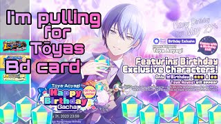 I m pulling for Toyas birt ay card Hatsune Miku Colorful Stage pjsekai