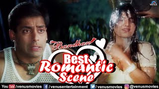 Best Romantic Scene | Bandhan | Salman Khan, Jackie Shroff, Shakti Kapoor | Hindi Movies 2023