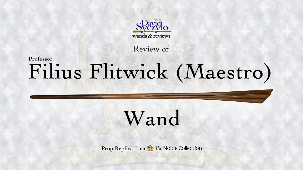 Professor Flitwick (Choir Master) Wand - The Noble Collection