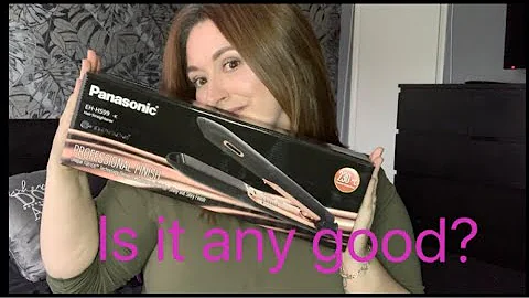 Panasonic's EH-HS99 nanoe hair straightener Review / Straighten Hair Fast / Demo And Review