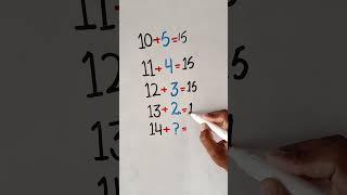 Math basic addition test😊#shorts #addition #ayashorts#ytshorts