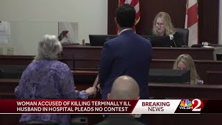 Volusia woman accused of killing terminally ill husband in hospital pleads no contest